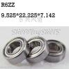 50pcs R6 ZZ 3/8&#034; x 7/8&#034;x 9/32&#034; inch Bearing Miniature Ball Radial Bearings R6ZZ
