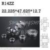 10pcs R14 ZZ 7/8&#034; x 1 7/8&#034; x 1/2&#034; inch Bearing Miniature Ball Radial Bearings Z