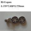 10) R2-5 open 1/8&#034;x 5/16&#034;x 7/64&#034; R2-5Z inch Miniature Ball Radial Ball Bearings #1 small image