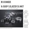 10pcs R1038 ZZ 3/8&#034;x 5/8&#034;x 5/32 inch Miniature Ball Radial Ball Bearings R1038ZZ