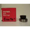 Used Fafnir 17mm ID x 40mm Radial/Deep Groove Ball Bearing w/ Collar, GRAE17RRB