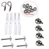 JJRC H8C H8D DFD F183 RC drone Parts Set Motor white Propeller gear bearings #1 small image