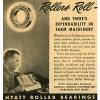 1945 GM General Motors Hyatt Roller Tractor Bearings Print Ad