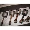 1979  Mercury 175 hp V6 Outboard Motor Pistons (4) with Rods and Bearings #4 small image