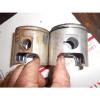 Skidoo Type 467 motor parts: PAIR of STOCK PISTONS w pins and bearings #2 small image