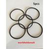 5 x Black 195mm OD 3.5mm Thickness Nitrile Rubber O-ring Oil Seal Gaskets #1 small image