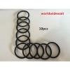 10Pcs 35mm x 28mm x 3.1mm Mechanical Rubber O Ring Oil Seal Gaskets Black #1 small image