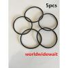 46mm x 3.5mm Black Rubber Seal Oil Filter O Rings Gaskets 5PCS