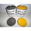 Volvo Excavator Yellow &amp; Grey Gloss paint 1 Litre Tins