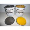 Volvo Excavator Yellow &amp; Grey Gloss paint 1 Litre Tins