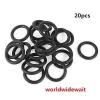 20Lots Flexible Rubber O Ring Oil Seal Washers Replacement Black 24mm x 3.5mm