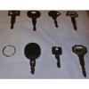 Excavator, Plant, Digger &amp; Tractor Key Set - 7 Keys - Replacement Keys - Spare
