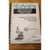 KUBOTA KX 41-2S(v) Excavator ILLUSTRATED PARTS List Manual