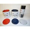 Kubota KX Digger Orange / Blue 1 Litre Tins  &amp; Cab White Aerosol Gloss paint #1 small image