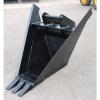 Mounding V Bucket With Teeth for Excavator Digger 10-14 Tonne