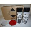 Takeuchi Digger Red &amp; Light Grey Aerosol Gloss paints Box of 12 #1 small image