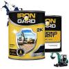 IRON GARD 4L Two Pack Paint IHI BLUE Excavator Dozer Auger Bucket Tracks Attach #1 small image