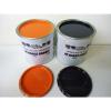 Hitachi Zaxis Digger Orange &amp; Cab Dark Grey Gloss paint 1 Litre Tins