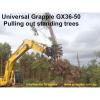 Excavator Grab TG55SR5 - five finger, suits 20 tonne, massive opening width