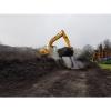 JSA 2.3m High Capacity excavator 13-16 ton compost and wood chip bucket JCB Case #5 small image