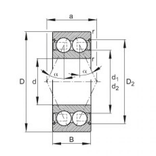 FAG Angular contact ball bearings - 3301-B-2Z-TVH #1 image