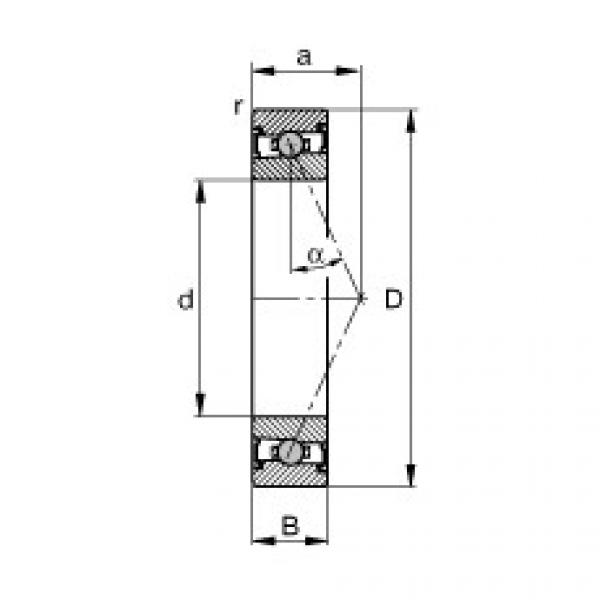 FAG Spindle bearings - HCS7001-E-T-P4S #1 image