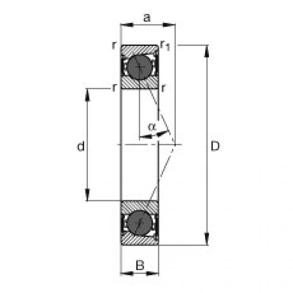 FAG Spindle bearings - HCB7002-E-2RSD-T-P4S #1 image