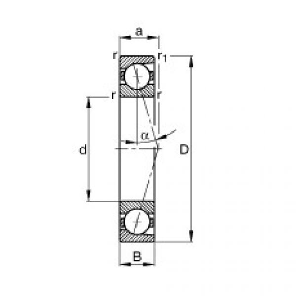 FAG Spindle bearings - B7001-C-T-P4S #1 image