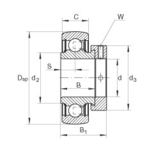 FAG Radial insert ball bearings - RA100-NPP-B #1 image