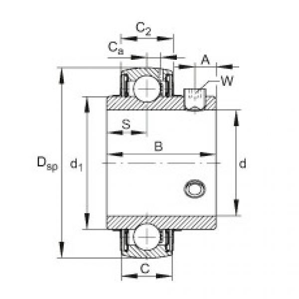 FAG Radial insert ball bearings - UC201-08 #1 image