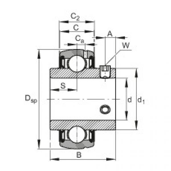 FAG Radial insert ball bearings - SUC204 #1 image