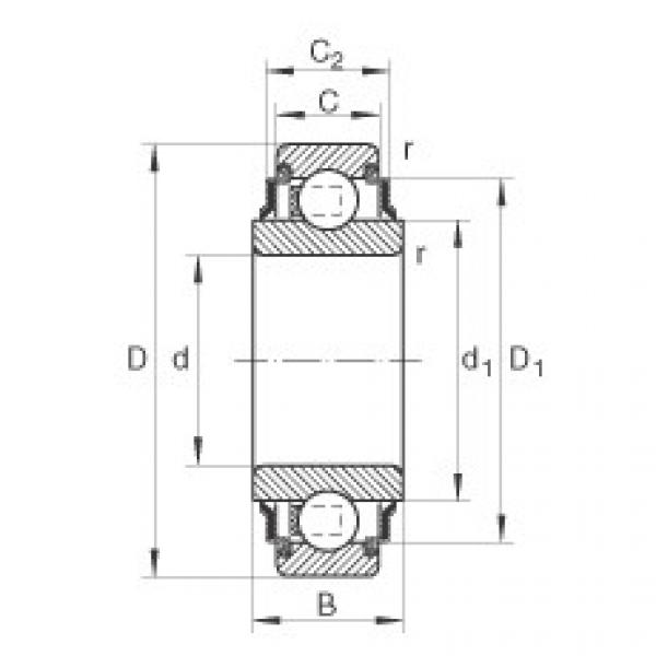 FAG Radial insert ball bearings - 203-XL-KRR-AH05 #1 image