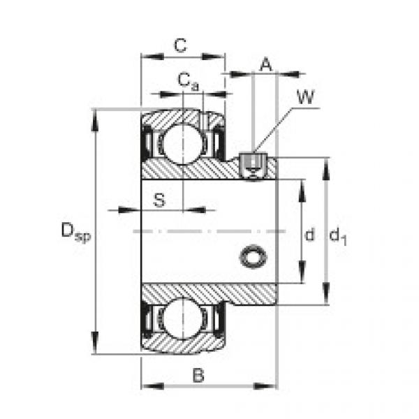 FAG Radial insert ball bearings - SUB204 #1 image