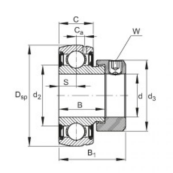 FAG Radial insert ball bearings - SUG204 #1 image