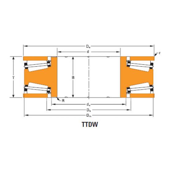Bearing Thrust race double T10250dw #1 image