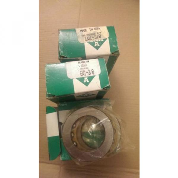 QTY of 3 New INA Rolling Bearings EW1-3/8 #2 image
