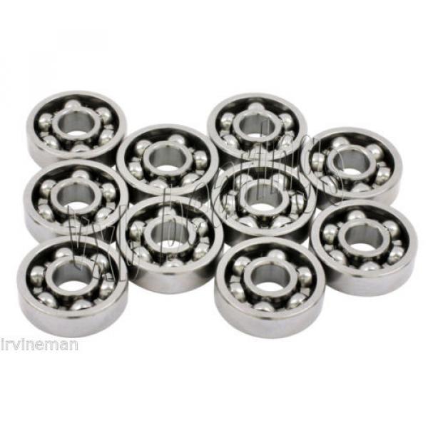 10 S681X Bearing 1.5x4x1.2 Stainless Steel Open Ball Bearings Rolling #1 image