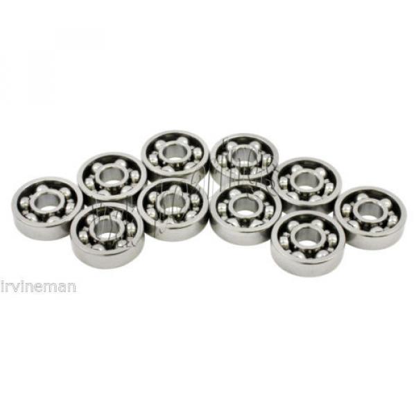 10 S681X Bearing 1.5x4x1.2 Stainless Steel Open Ball Bearings Rolling #2 image