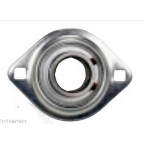 FHPFLZ202-9 Bearing Flange Pressed Steel 2 Bolt 9/16&#034; Inch Bearings Rolling #2 image