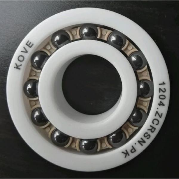 Self-Aligning Full Ceramic Ball Bearing 1204_20x47x14mm, ZrO2, Si3N4, PEEK #1 image