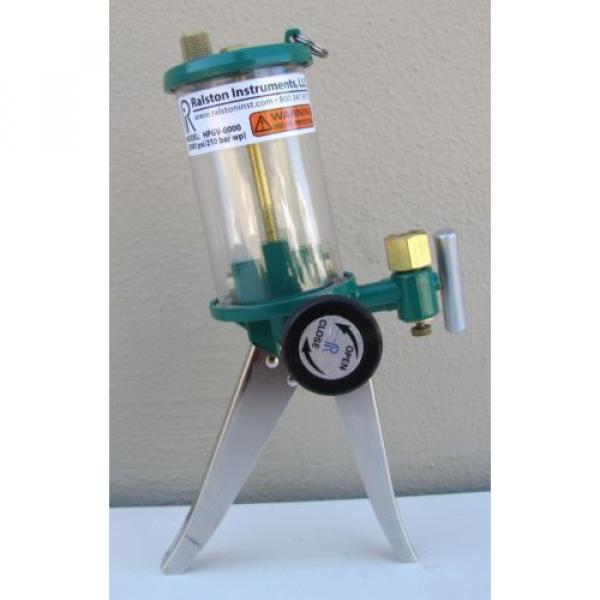Ralston Instruments HPGV 3000 psi Hydraulic Test Hand Pump #1 image