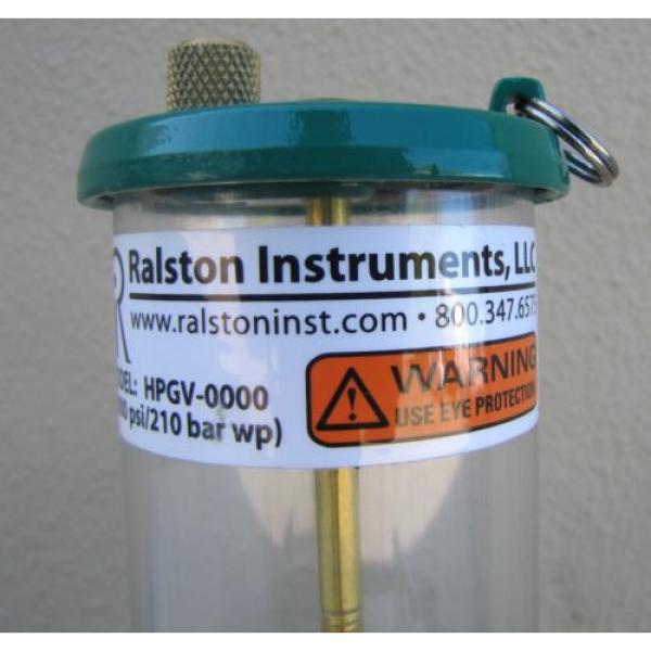 Ralston Instruments HPGV 3000 psi Hydraulic Test Hand Pump #2 image