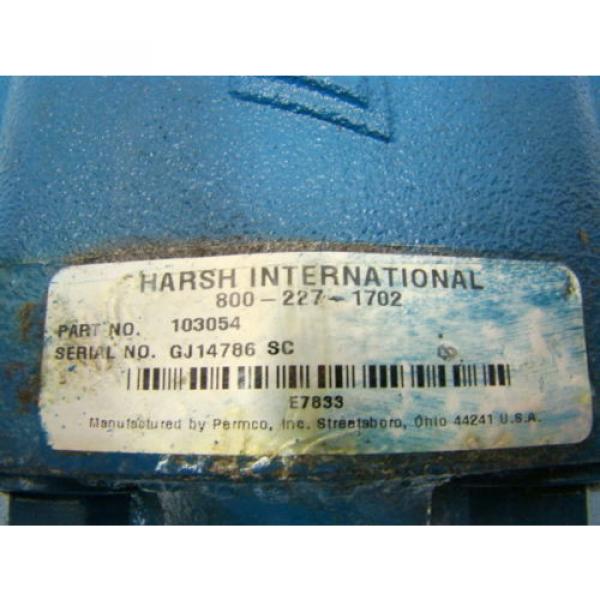 Harsh International Parker Hydraulic Pump Refurbished  (E13-1062) #4 image