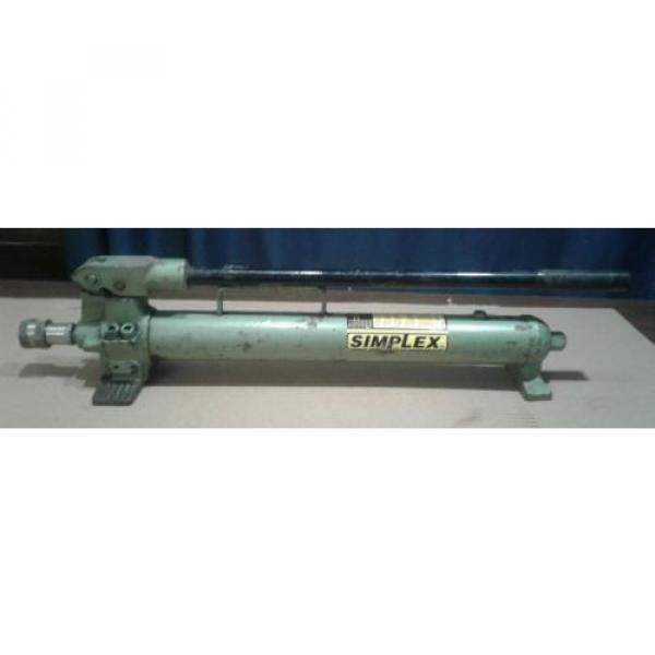 Simplex P-42 Steel Compact Hand Pump 45 cu in Oil Reservoir Capacity, 10000 PSI #1 image