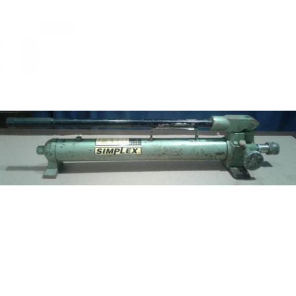 Simplex P-42 Steel Compact Hand Pump 45 cu in Oil Reservoir Capacity, 10000 PSI #2 image