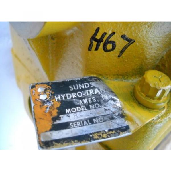 SAUER SUNDSTRAND HYDRAULIC PUMP 18-4011 with DAVIS 7:1 reduction gear box 30 + 4 #2 image