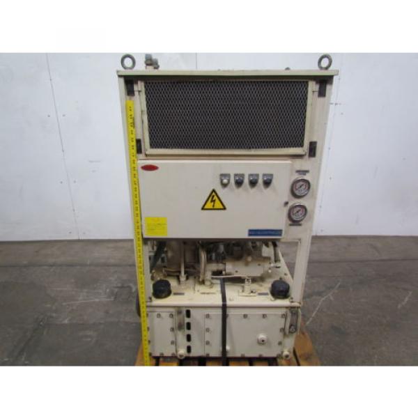 Okuma Hydraulic power unit pump tank and cooling unit from MC-50VA CNC #1 image