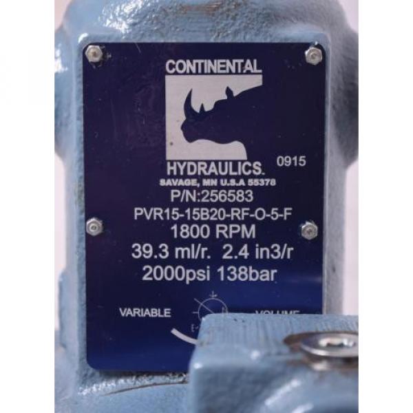 NEW NIB Continental Hydraulics PVR15 Flanged Series Pump PVR15-15B20-RF-O-5-F #2 image