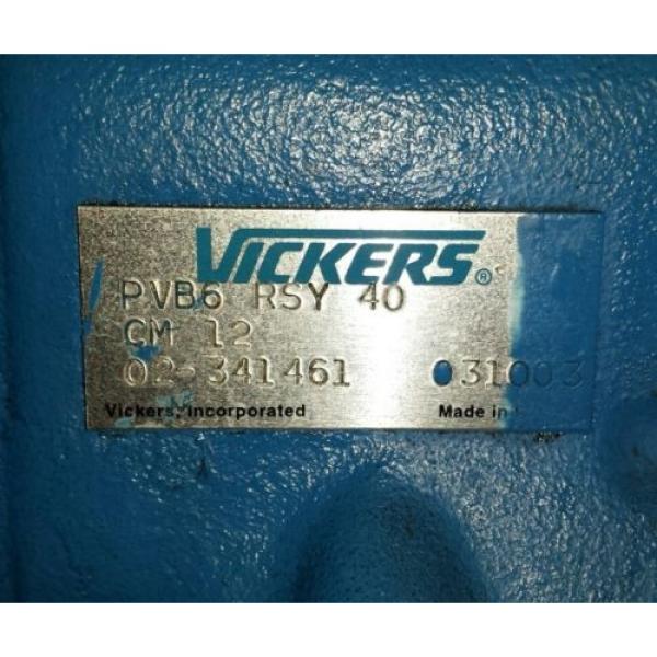 Vickers PVB6-RSY-40-CM-12 Hydraulic Variable Displacement Axial Piston Pump #4 image
