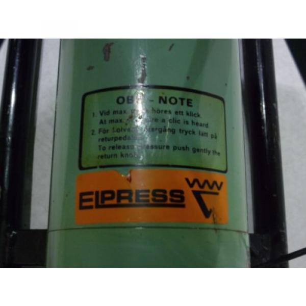 Elpress SKV 1001 Hydraulic Foot Pump {Slightly Used-See Photos} W/Hose/Coupler #5 image